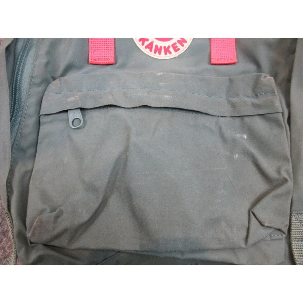 Fjallraven Kanken Sling‎ Mini Backpack Frost Green Coral Pink Casual Pocket